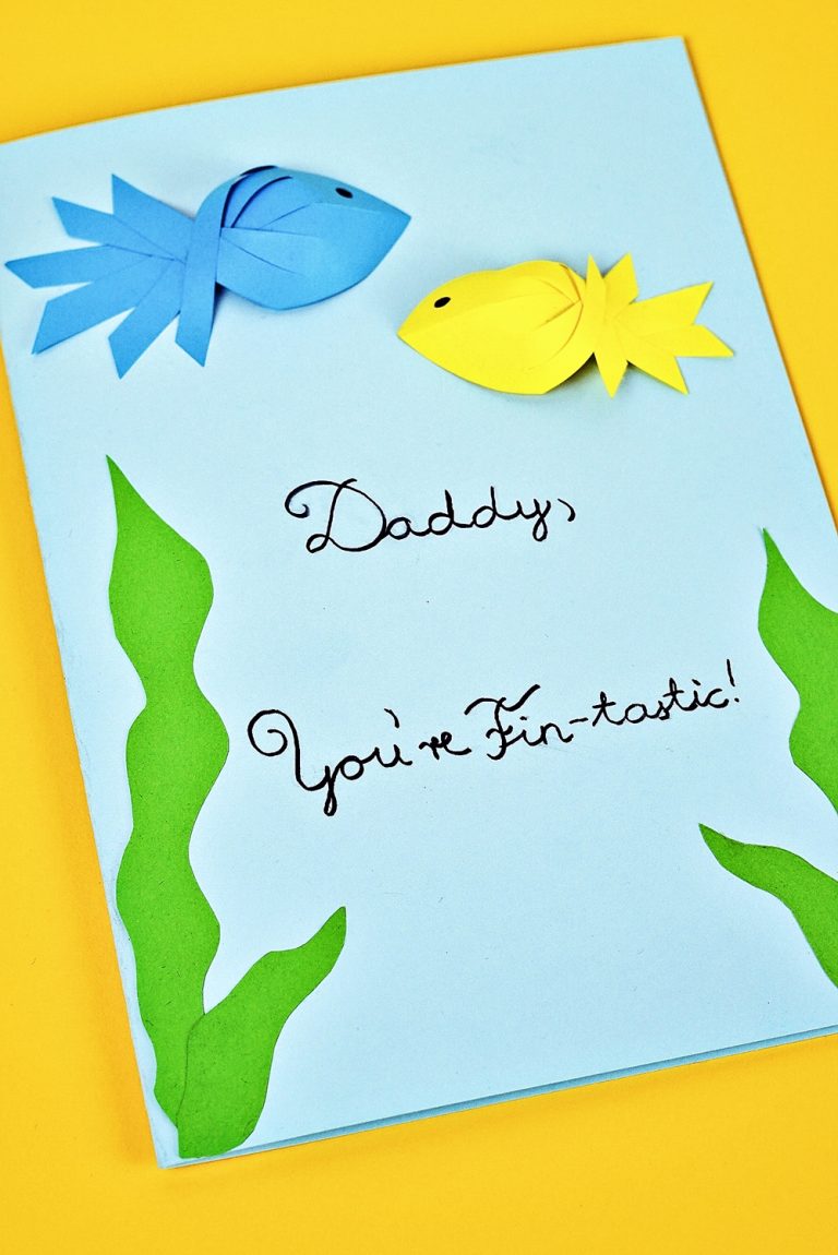 FATHER'S DAY FISH CARD - hello, Wonderful