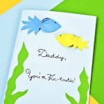 FATHER'S DAY FISH CARD - hello, Wonderful