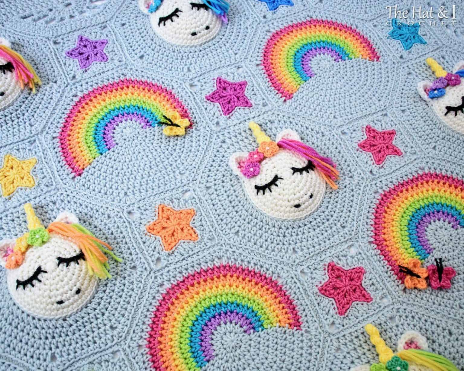 UNICORN CROCHET BLANKET hello, Wonderful