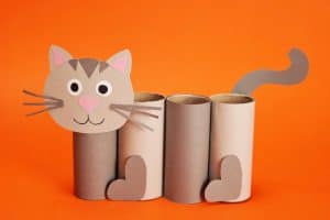 PAPER ROLL CAT CRAFT - hello, Wonderful