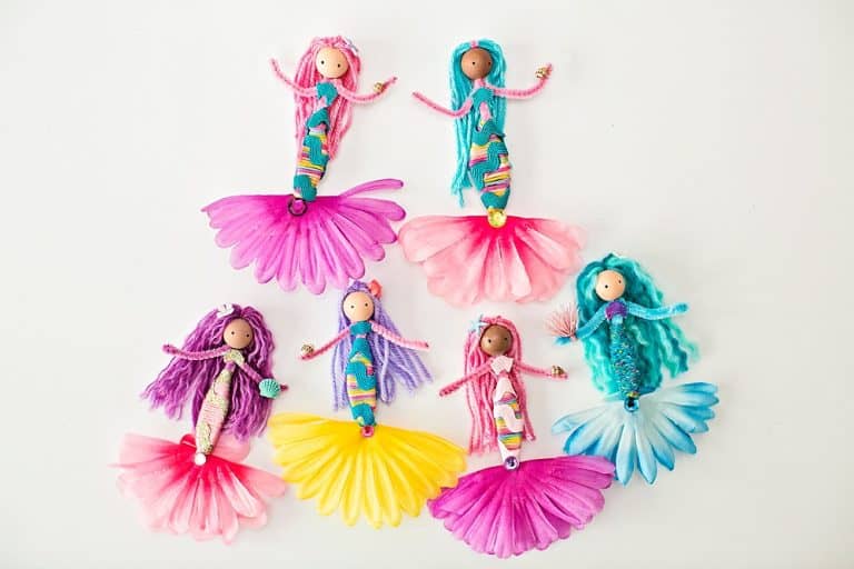 PIPE CLEANER MERMAID DOLLS - hello, Wonderful