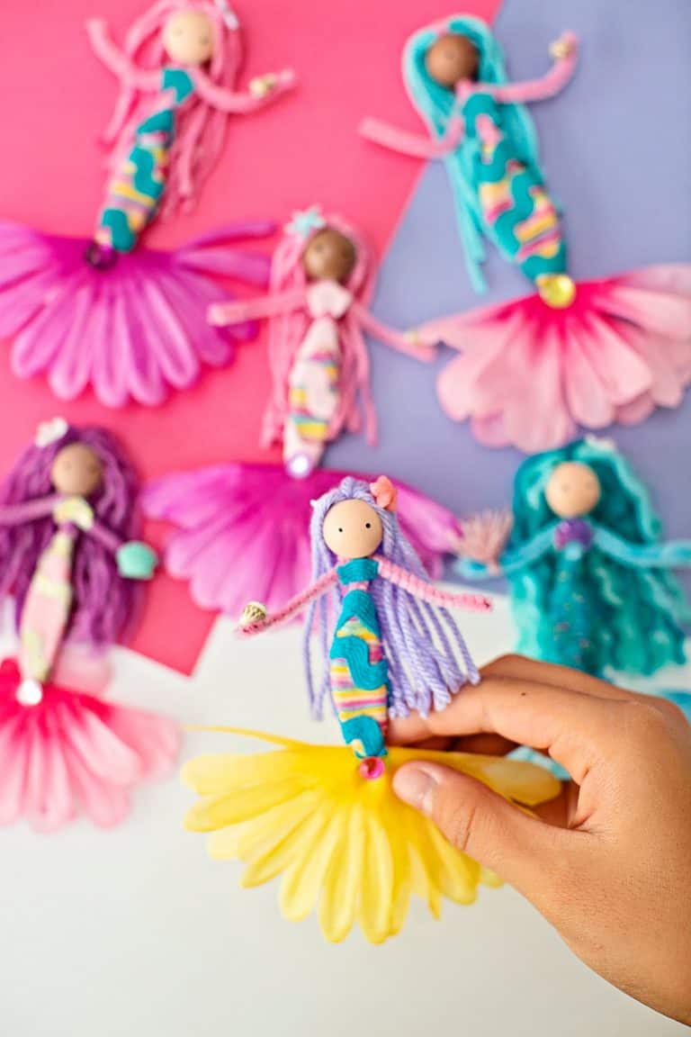 PIPE CLEANER MERMAID DOLLS - hello, Wonderful