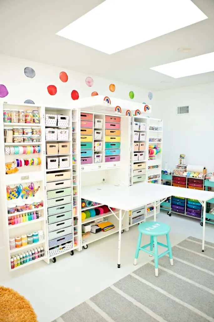 ad I ramped up my craft room storage using the NEW Simply Tidy