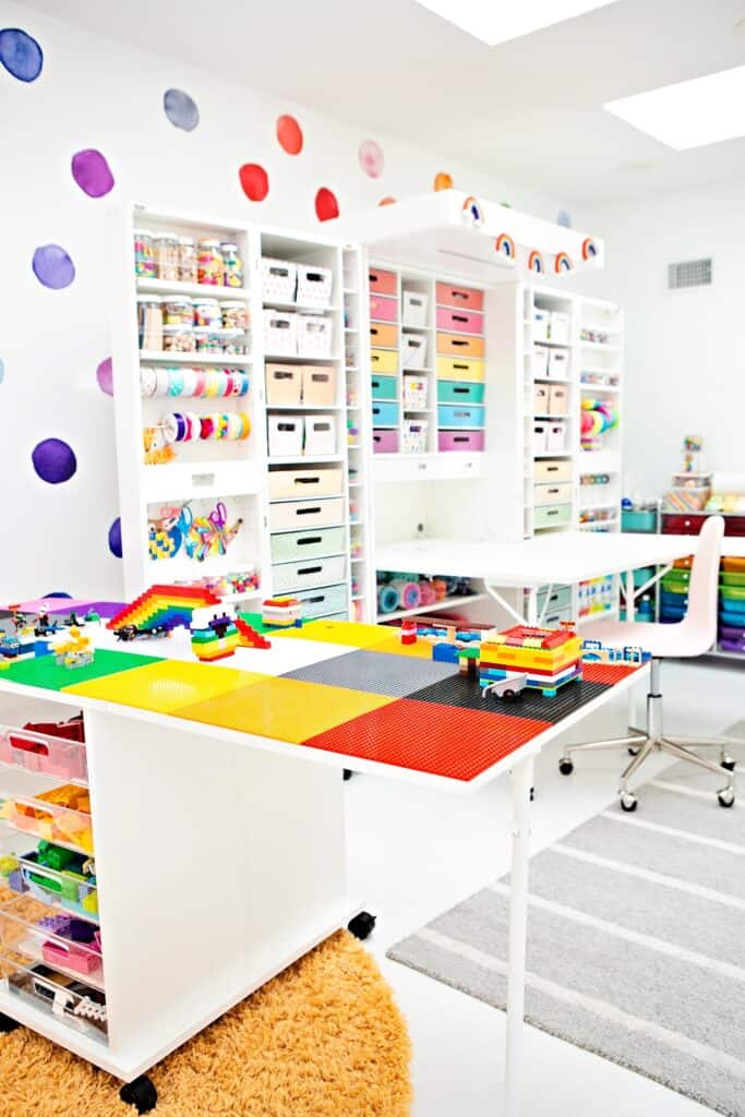 Rolling Craft Center in a Tool Box  Craft room office, Dream craft room,  Craft room
