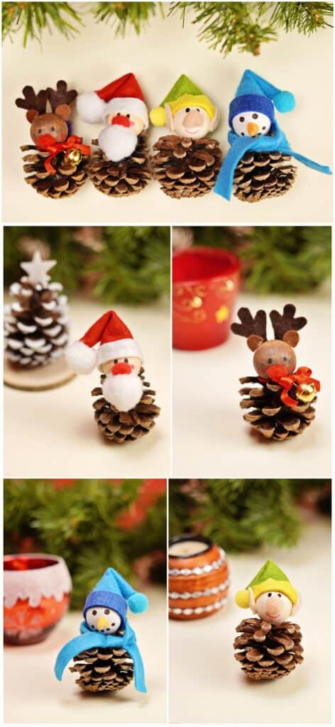 Pine Cone Christmas Craft  Best Pine Cone Crafts