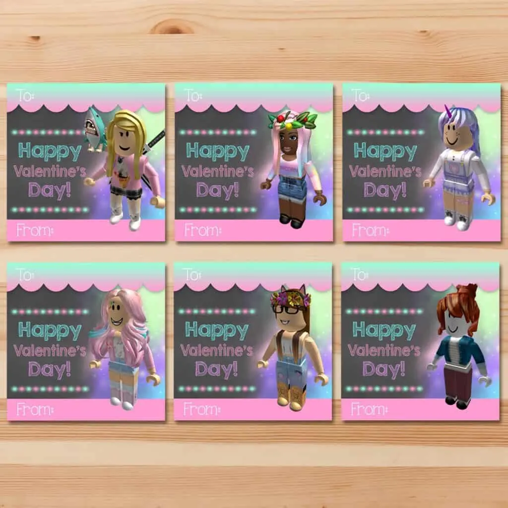 Roblox Valentine's Cards - Epic Vday Gaming Cards For Kids