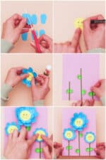 Easy Paper Flower Craft for Kids - Cute Spring Paper Craft