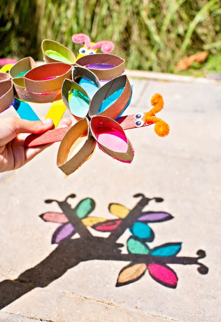 Butterfly Suncatcher Craft Fun Outdoor Craft For Kids   Butterfly Suncatcher Craft13 768x1117 