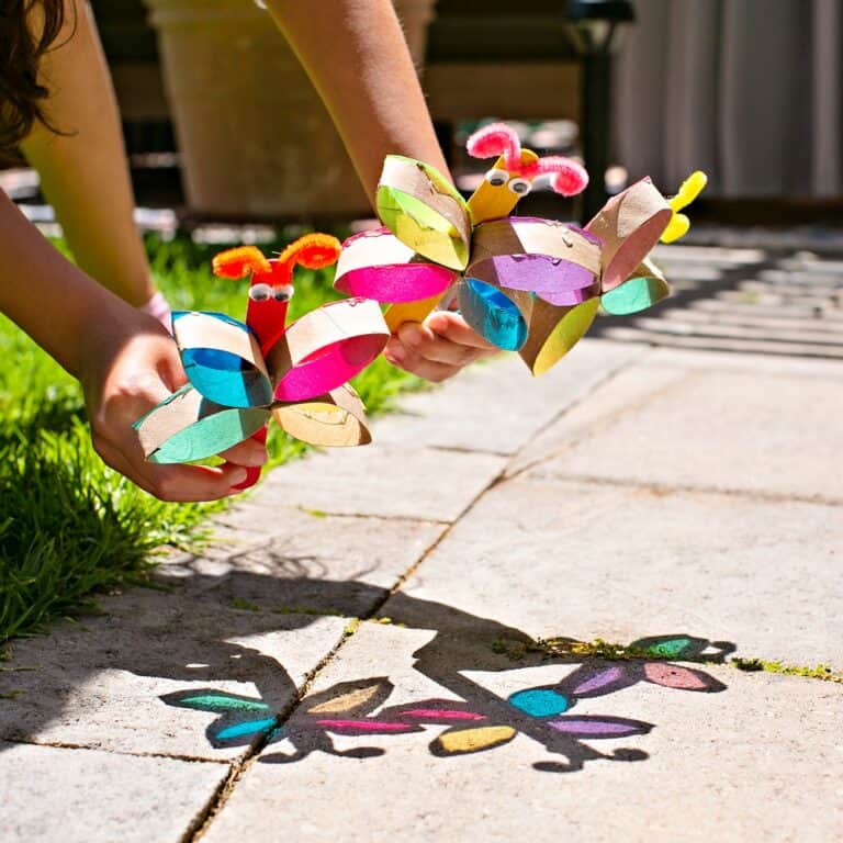 Butterfly Suncatcher Craft - Fun Outdoor Craft for Kids