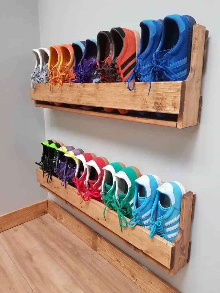 Genius Shoe Hanging Rack for Messy Kids (and Adults)