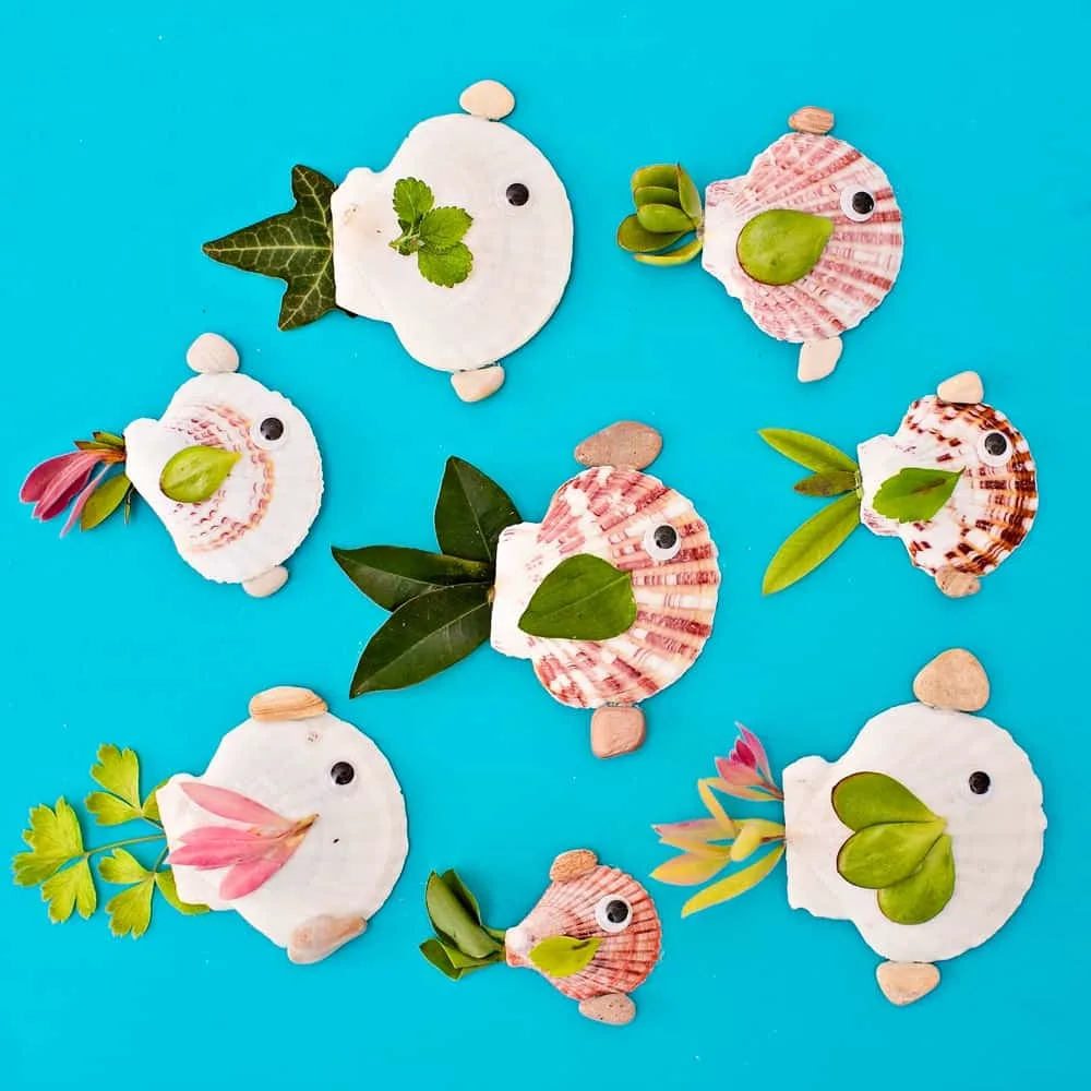 Summer Clay and Seashell Craft for Kids