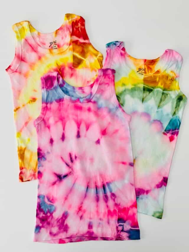 how to make tie dye shirts with markers