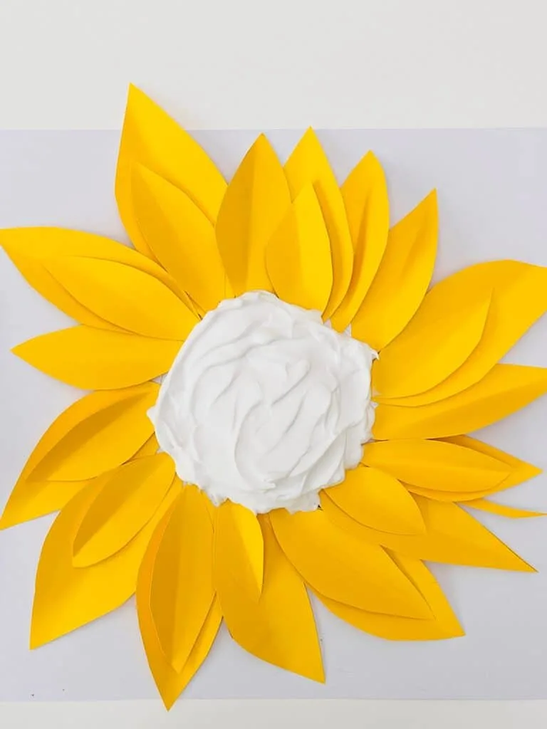 SUNFLOWER SHAVING CREAM FINE MOTOR ACTIVITY