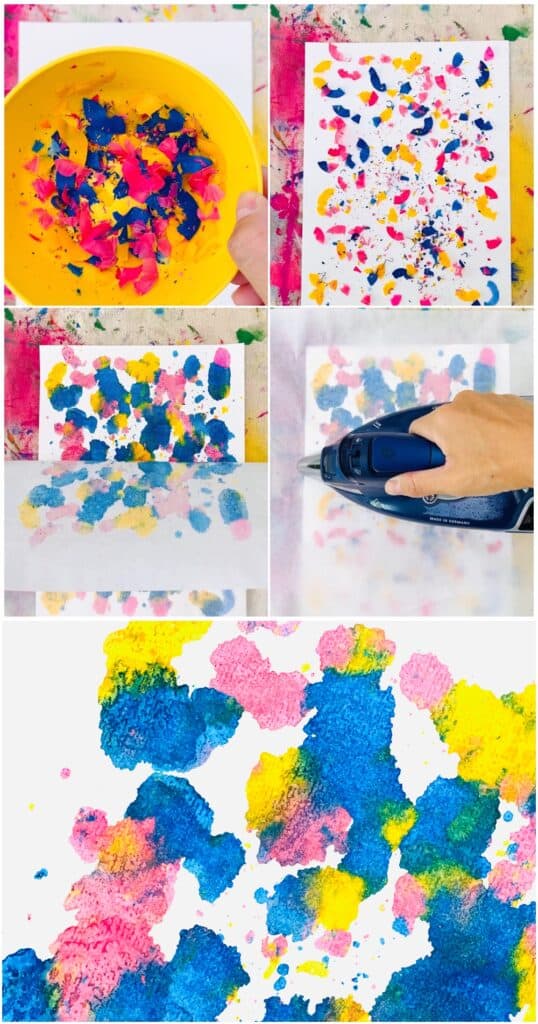 How To Make Melted Crayon Art - Creative Art For Kids