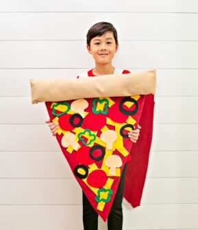 DIY Pizza Costume - Halloween Pizza Costume Idea