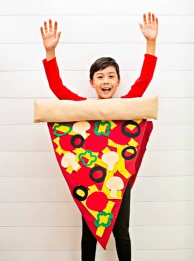 DIY Pizza Costume - Halloween Pizza Costume Idea