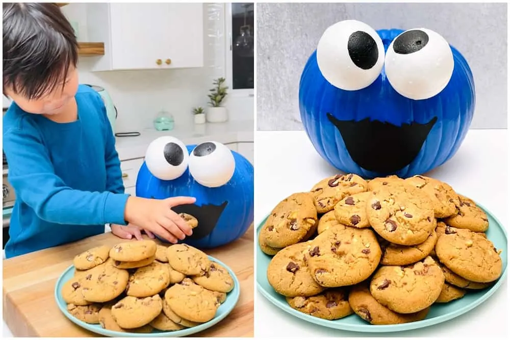 cookie monster pumpkin stencils