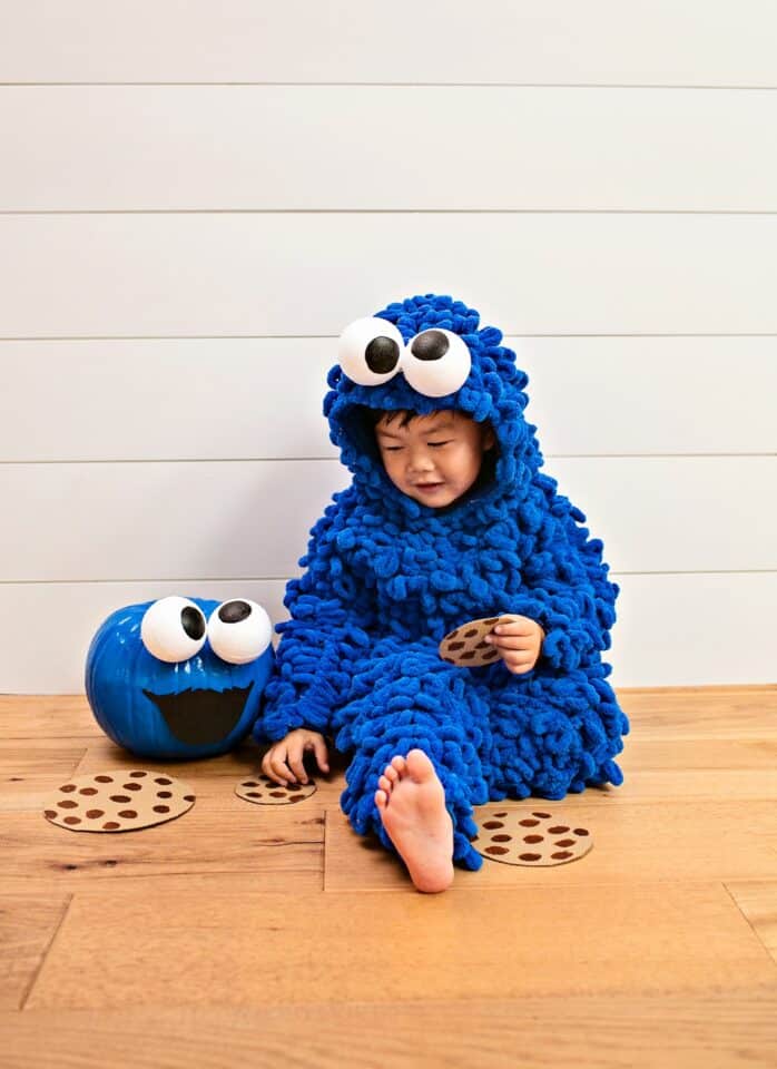 Diy Cookie Monster Costume Cookie Monster Halloween Costume