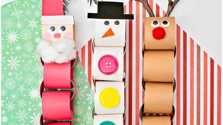 Christmas Paper Garland Craft Crafts To Do At Home