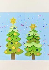 Paper Christmas Tree Craft