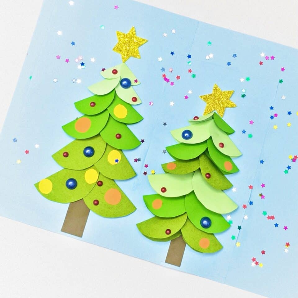 Paper Christmas Tree Craft