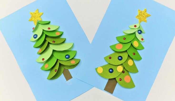 Paper Christmas Tree Craft