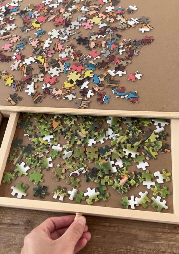 This Puzzle Table Is The Perfect Screen-Free Family Activity