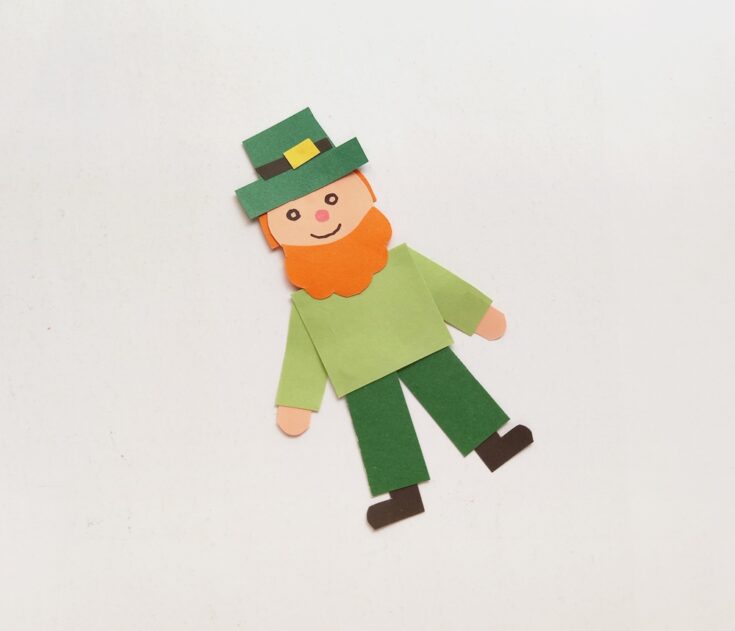 Leprechaun St. Patrick's Day Card With Free Template