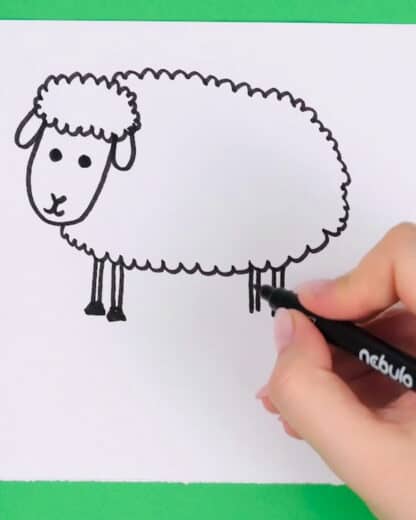 This Sheep Activity For Kids Is A Great Fine Motor Skills Project