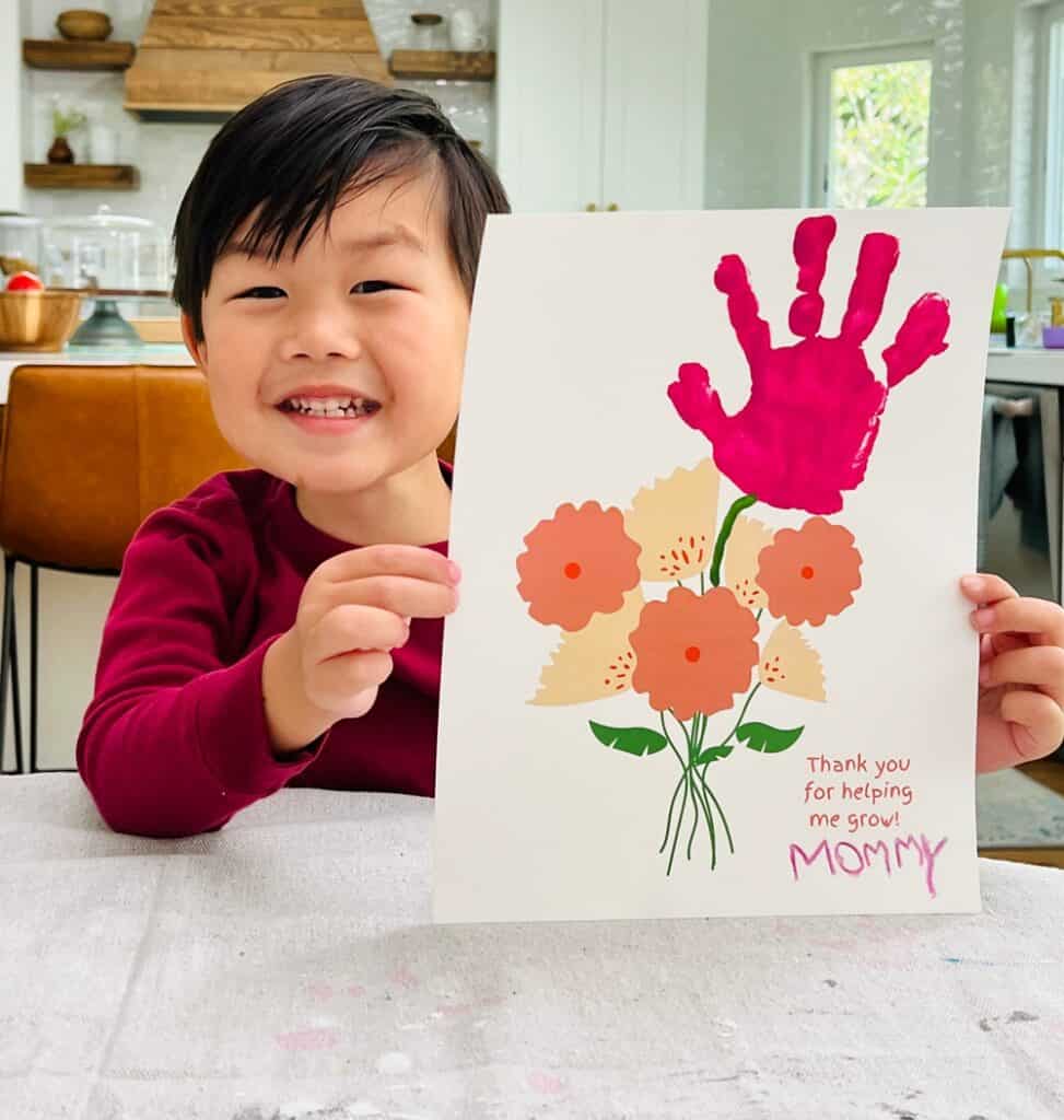 Mother's Day Handprint Art Make Mom These Sweet Handprint Flowers!