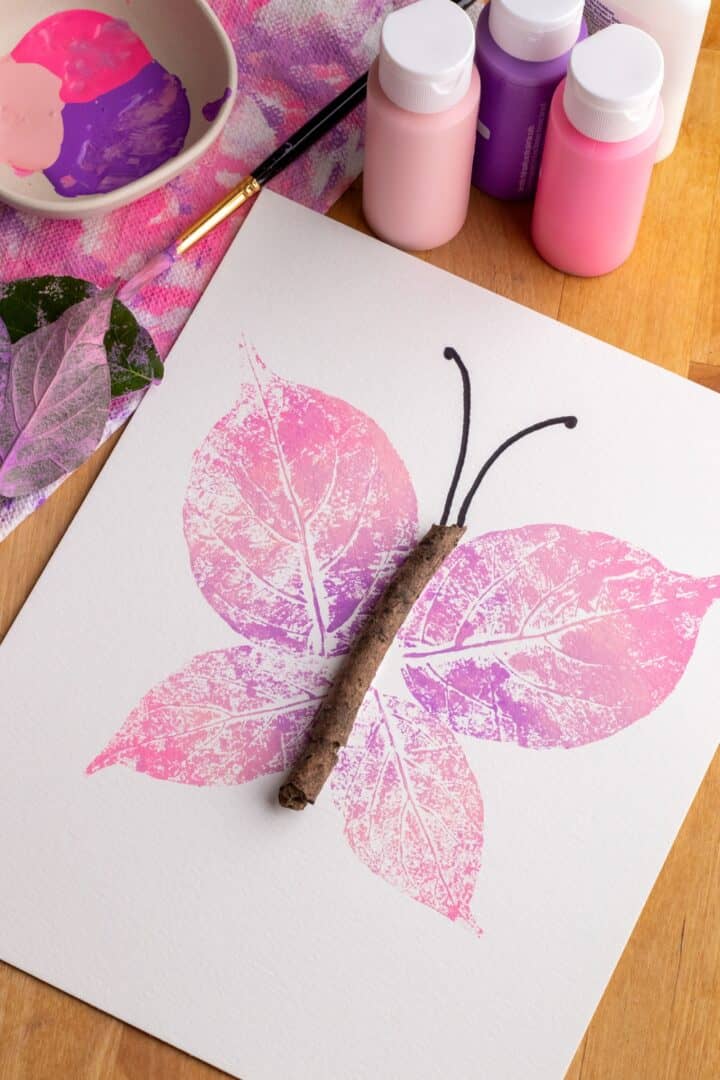 Leaf Butterfly Craft - Fun Nature Art and Craft For Kids