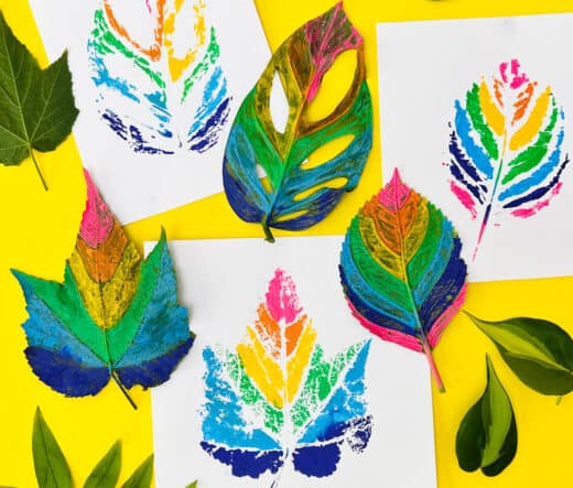 Painted Leaf Art - How to Paint Leaves