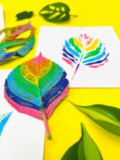 Painted Leaf Art - How to Paint Leaves