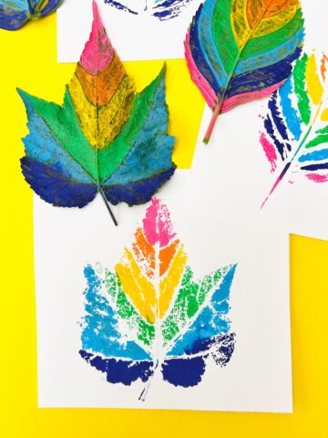 Painted Leaf Art - How to Paint Leaves