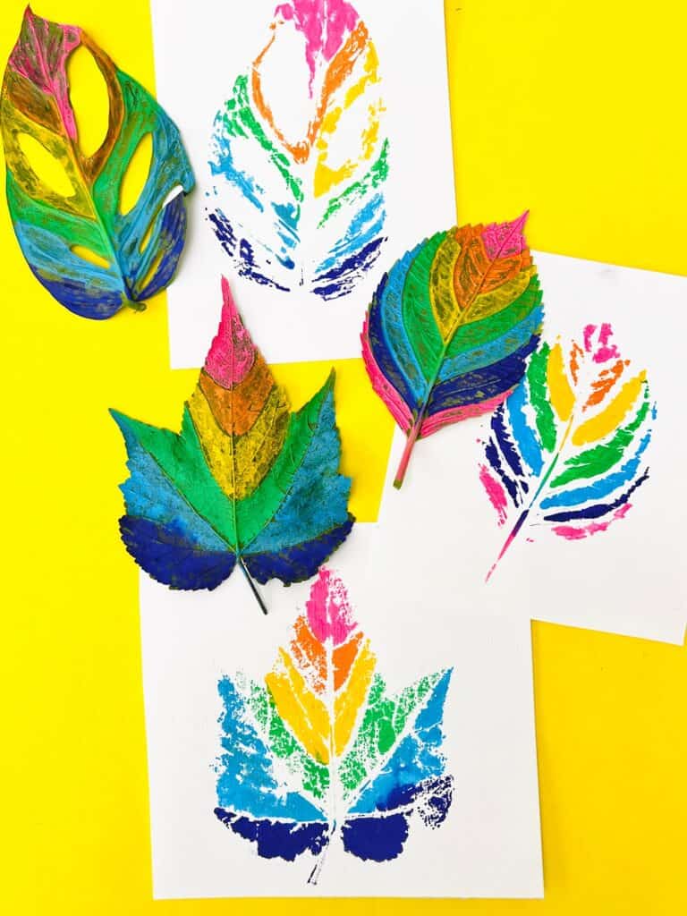 Painted Leaf Art - How to Paint Leaves