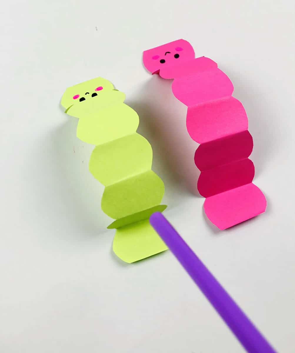 Moving Paper Caterpillar Craft