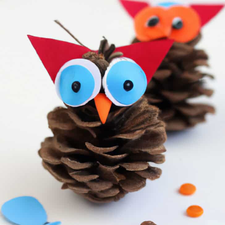 Creative Ideas for Crafting Pine Cone Owls