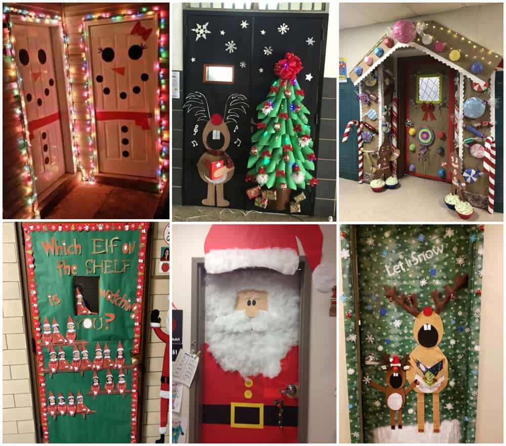 creative christmas door decorating contest pictures