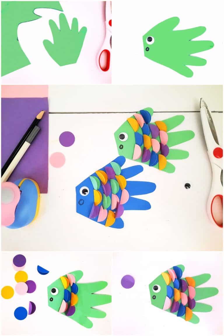 Reel in the Fun with This Easy Handprint Fish Craft for Kids