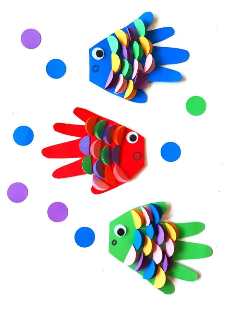 Reel in the Fun with This Easy Handprint Fish Craft for Kids