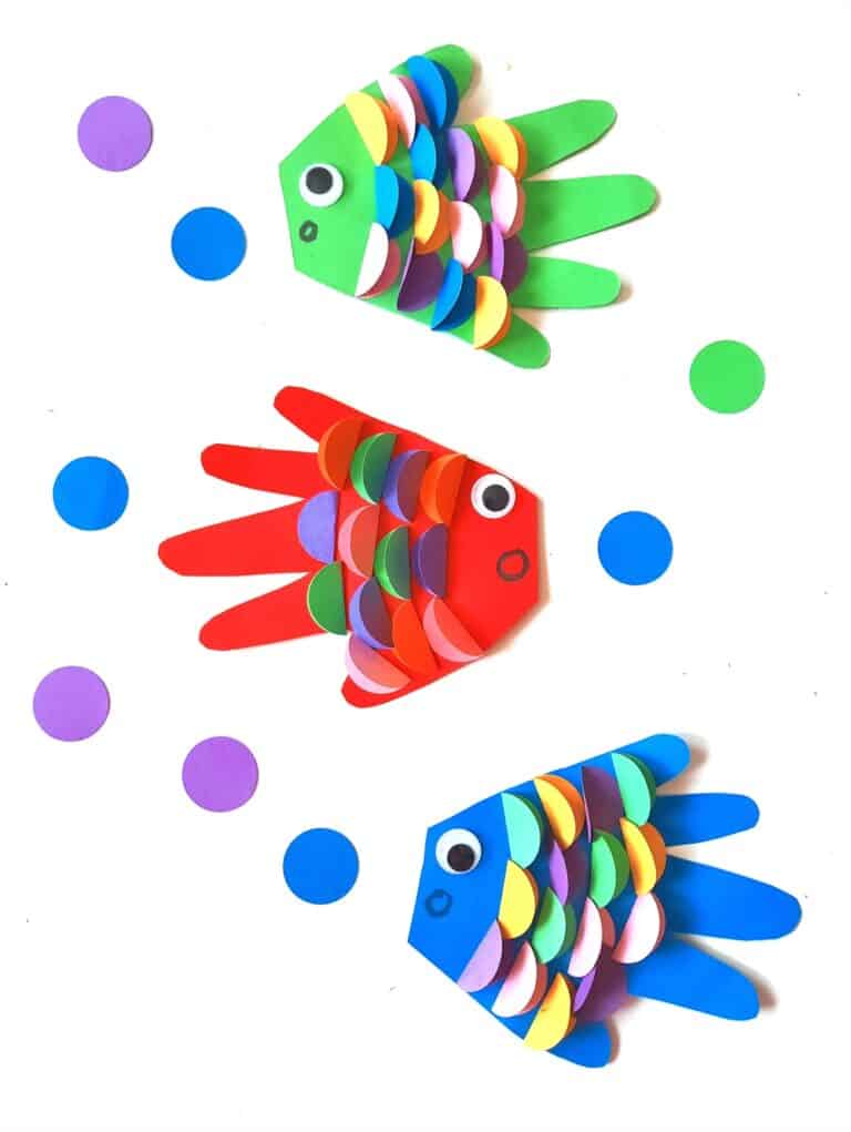 Reel in the Fun with This Easy Handprint Fish Craft for Kids