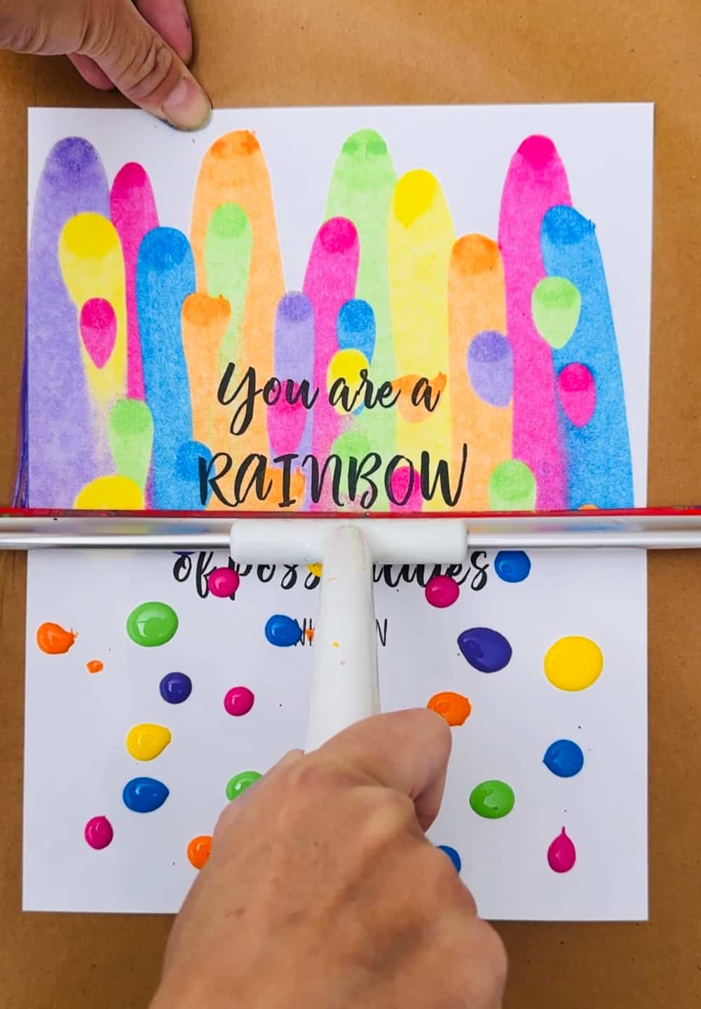 Create Rainbow Quotes Art With Our Printable