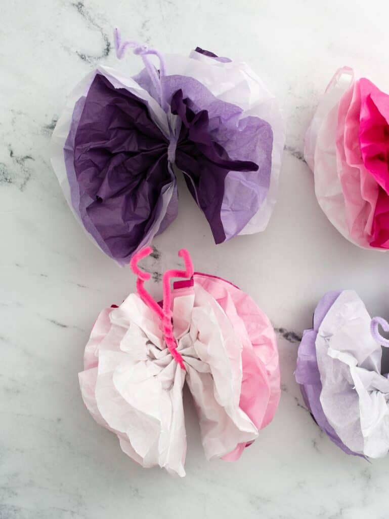 Flutter Your Way into Spring with DIY Tissue Paper Butterflies