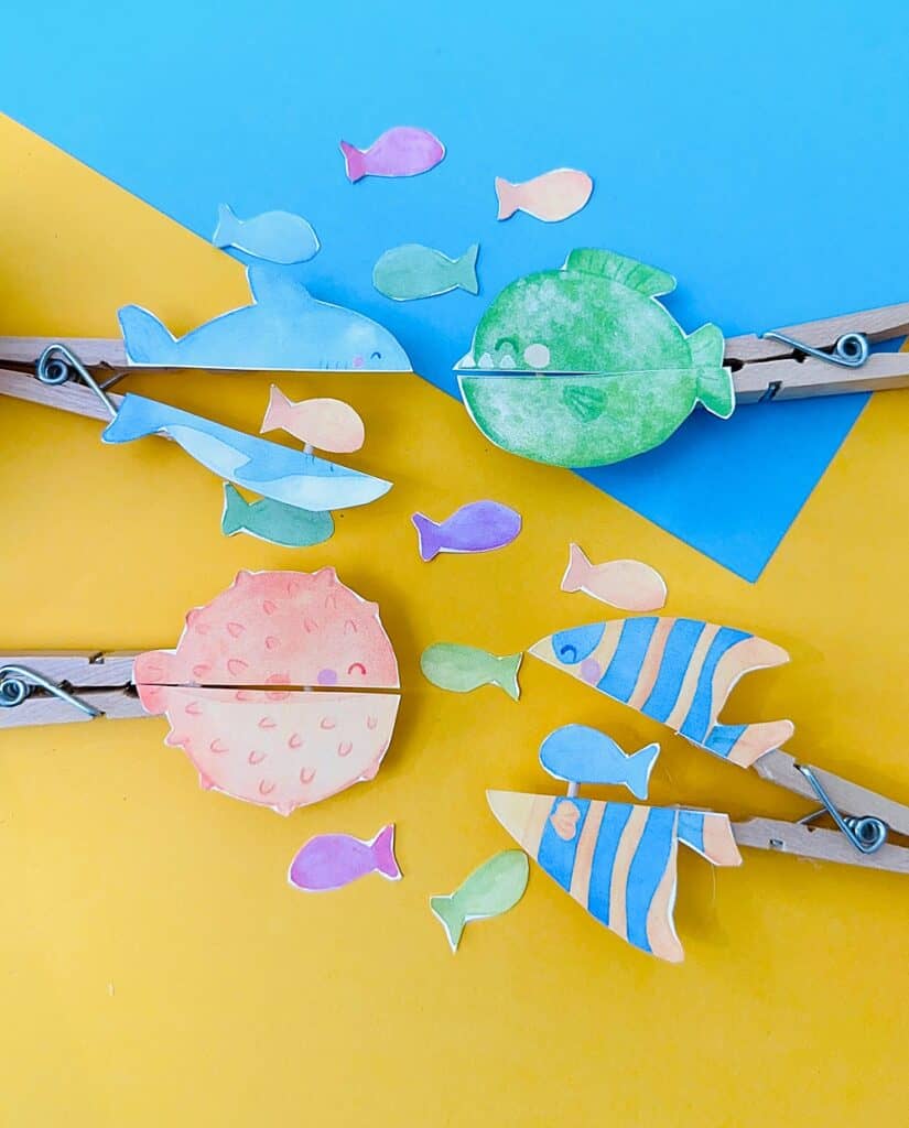 Make a Splash With This Cute Fish Clothespin Craft