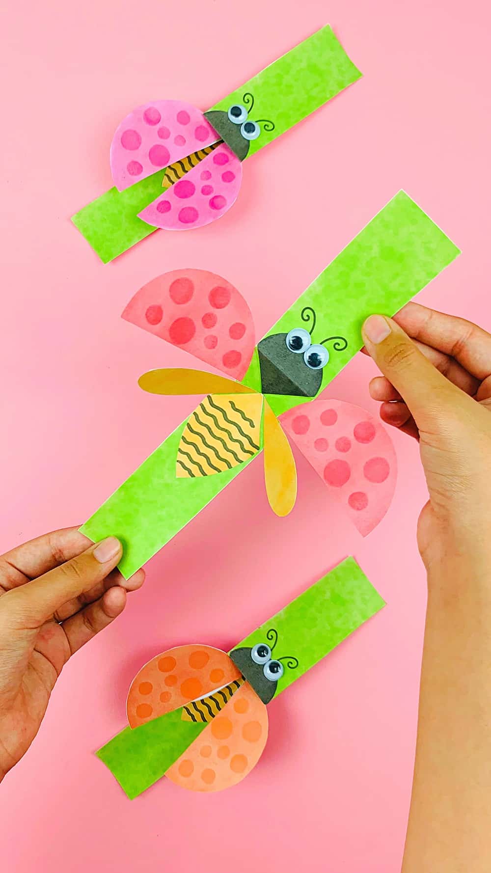 Paper Ladybug Craft With Printable Template