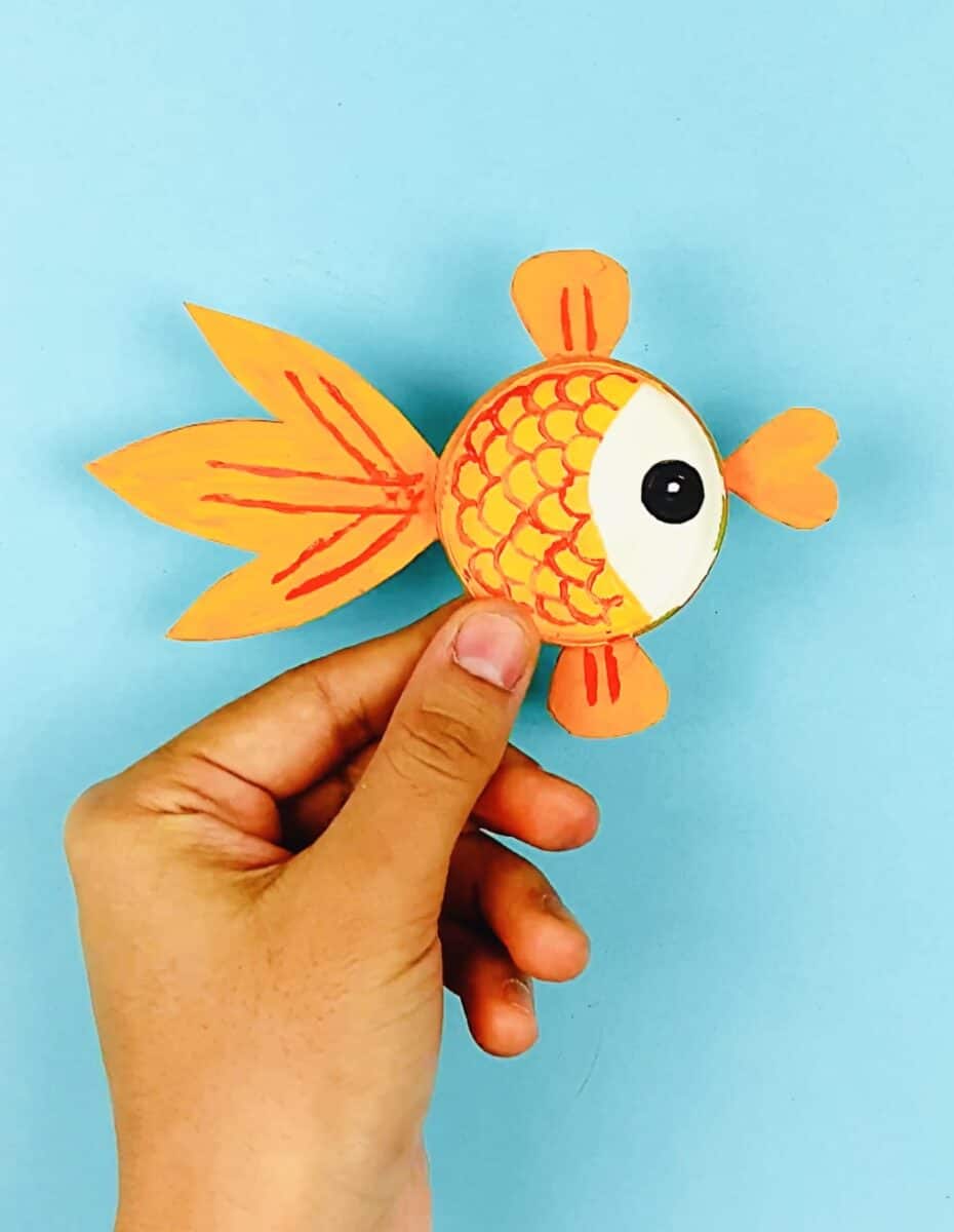 Paper Cup Fish Craft With Free Template