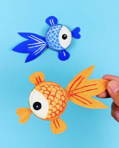 Paper Cup Fish Craft With Free Template