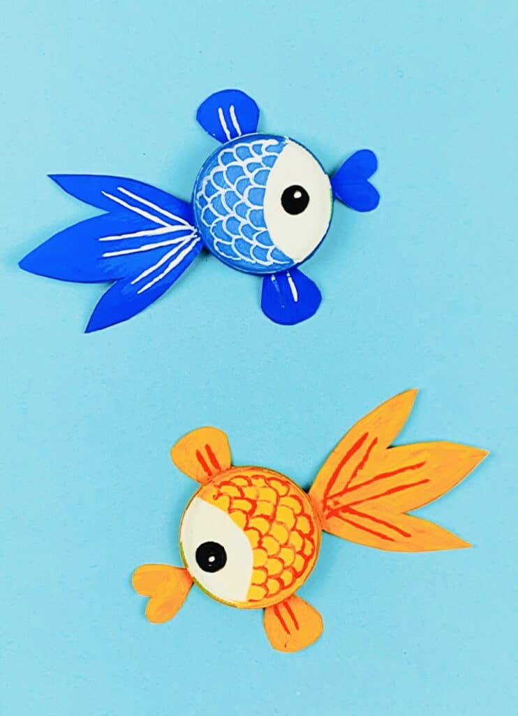 Paper Cup Fish Craft With Free Template