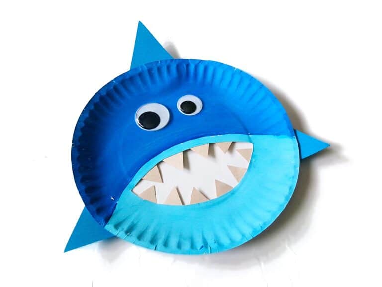 Create a Jaw-some Paper Plate Shark Craft for Kids!