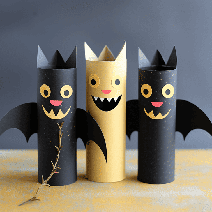 Halloween Paper Tube Crafts